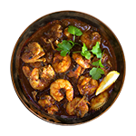 138. Prawn & Mushroom Curry 