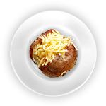 195. Baked Potato With Cheese 
