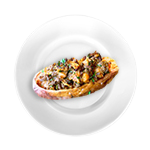 199. Baked Potato With Spicy Lamb 