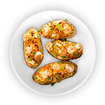 200. Baked Potato With Spicy Prawn 