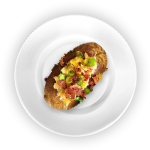 202. Baked Potato With Doner Meat 