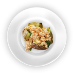 205. Baked Potato With Prawn Cocktail 