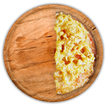 240. Pizza Crunch (half) 