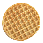 310. Belgian Waffle With 2 Scoops 