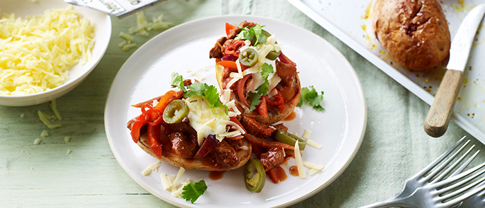 197. Baked Potato With Spicy Mince 