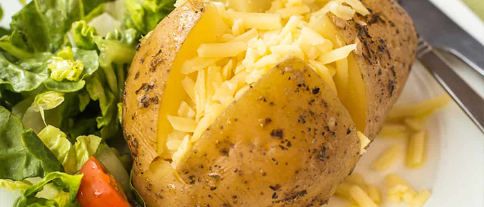 199. Baked Potato With Salad 