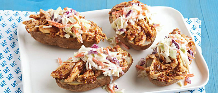 200. Baked Potato With Coleslaw 